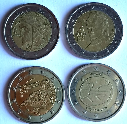 Euro coins popular - 2-euro, coins,