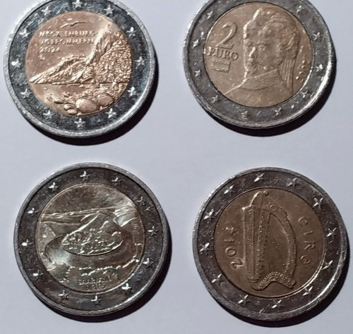 Euro coins popular - 2-euro, coins,