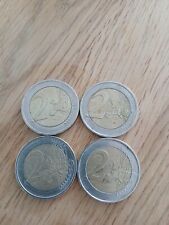 2 Euro Coins Rare Bundle x 4