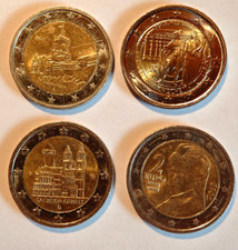 4x 2-Euro Coins, *POPULAR